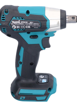 Makita DTW 181 RM1 clé à chocs sans fil 18 V 210 Nm 1/2" sans balai + 1x batterie 4,0 Ah + chargeur