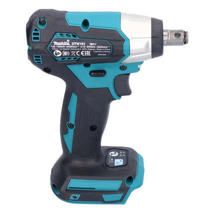 Avvitatore a impulsi a batteria Makita DTW 181 RM 18 V 210 Nm 1/2" brushless + 2x batteria ricaricabile 4,0 Ah + caricabatterie