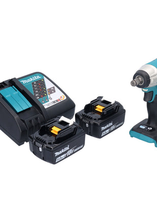 Makita DTW 181 RT Akku Schlagschrauber 18 V 210 Nm 1/2" Brushless + 2x Akku 5,0 Ah + Ladegerät