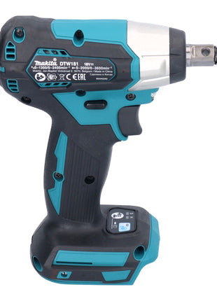 Makita DTW 181 G1 Atornillador de impacto inalámbrico 18 V 210 Nm 1/2" sin escobillas + 1x batería 6,0 Ah - sin cargador