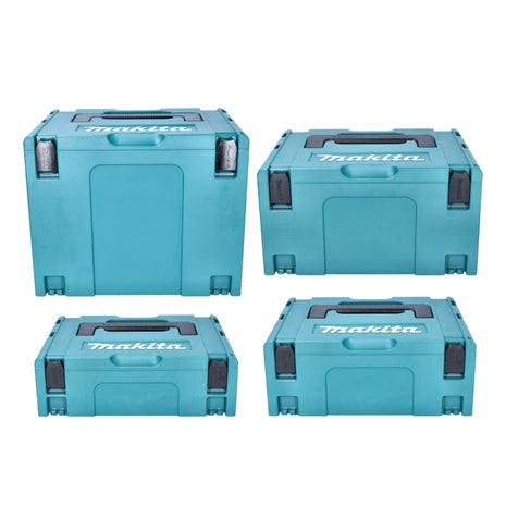 Makita Makpac Set Gr. 1 + 2 + 3 + 4 Transportbox und Werkzeugkiste