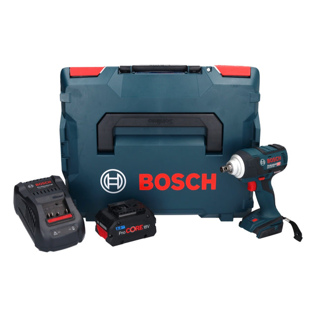 Bosch GDS 18V-300  Akku Schlagschrauber 18 V 300 Nm 1/2" Brushless + 1x ProCORE Akku 8,0 Ah + Ladegerät + L-Boxx