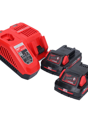 Amoladora angular a batería Milwaukee M18 FSAGV115XPDB-302 18 V 115 mm sin escobillas + 2x baterías 3,0 Ah + cargador