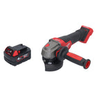 Amoladora angular a batería Milwaukee M18 FSAGV115XPDB-401 18 V 115 mm sin escobillas + 1x batería 4,0 Ah - sin cargador