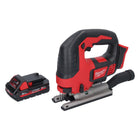 Sierra de calar a batería Milwaukee M18 BJS-301 18 V + 1x batería 3,0 Ah - sin cargador