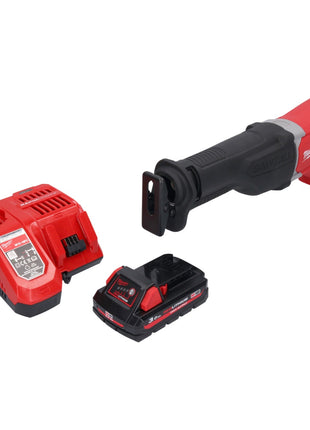 Milwaukee M18 BSX-301 akumulatorowa pilarka szablasta 18 V + 1x akumulator 3,0 Ah + ładowarka