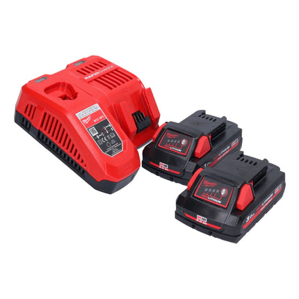 Milwaukee M18 BSX-302 sega alternativa a batteria 18 V + 2x batteria 3,0 Ah + caricabatterie