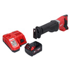 Milwaukee M18 BSX-501 akumulatorowa pilarka szablasta 18 V + 1x akumulator 5,0 Ah + ładowarka