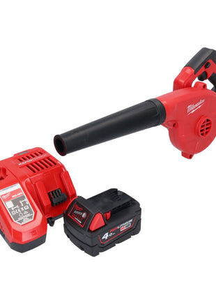 Milwaukee M18 BBL-401 akumulatorowa dmuchawa 18 V + 1x akumulator 4,0 Ah + ładowarka