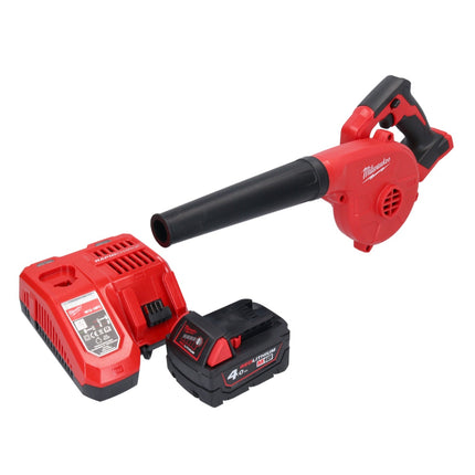Soffiatore a batteria Milwaukee M18 BBL-401 18 V + 1x batteria 4,0 Ah + caricabatterie