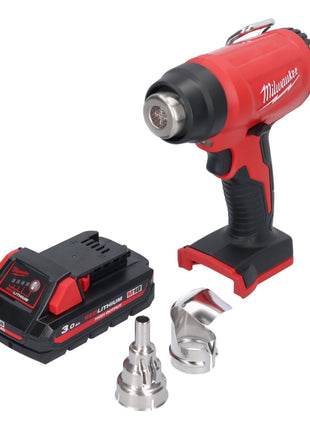 Milwaukee M18 BHG-301 Akku Heißluftgebläse 18 V 470 °C + 1x Akku 3,0 Ah - ohne Ladegerät - Toolbrothers