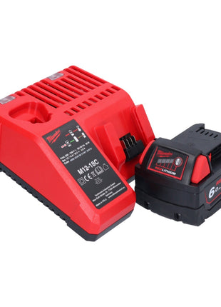 Milwaukee M18 BHG-601 Akku Heißluftgebläse 18 V 470 °C + 1x Akku 6,0 Ah + Ladegerät