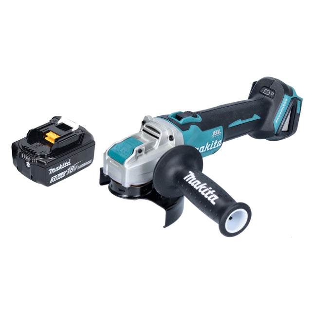 Makita DGA 521 F1X1 Smerigliatrice angolare a batteria 18 V 125 mm X-LOCK Brushless + 1x batteria ricaricabile 3,0 Ah - senza caricatore