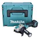 Makita DGA 521 ZX1J Smerigliatrice angolare a batteria 18 V 125 mm X-LOCK Brushless + Makpac - senza batteria, senza caricabatterie