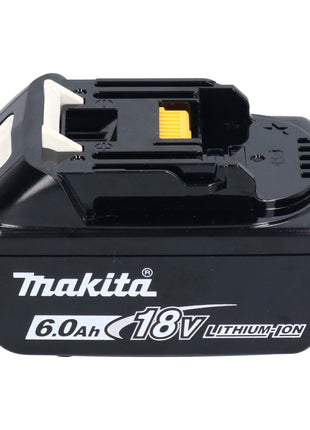 Makita DGA 521 G1X1J Akumulatorowa szlifierka kątowa 18 V 125 mm X-LOCK Bezszczotkowa + 1x akumulator 6,0 Ah + Makpac - bez ładowarki