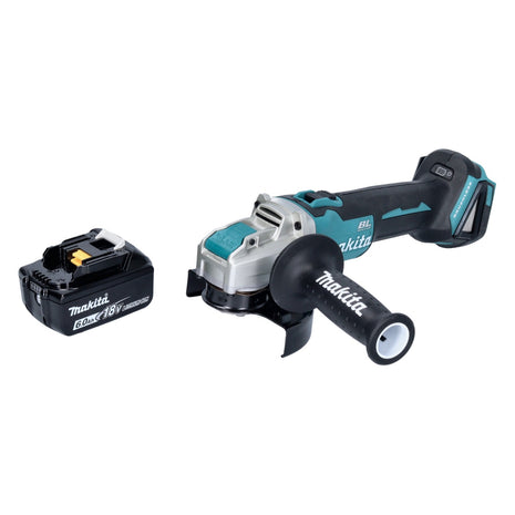 Makita DGA521G1X1 Meuleuse d'angle sans fil 125 mm 18V - X-LOCK Brushless + 1x Batterie 6,0 Ah - sans chargeur