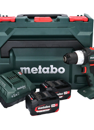 Metabo BS 18 LT BL akumulatorowa wiertarko-wkrętarka 18 V 75 Nm bezszczotkowa + 2x akumulator 4,0 Ah + ładowarka + metaBOX