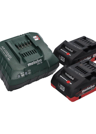 Metabo BS 18 LT BL Akku Bohrschrauber 18 V 75 Nm Brushless ( 602325800 ) + 2x Akku 4,0 Ah + Ladegerät + metaBOX