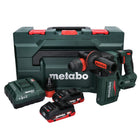 Metabo KH 18 LTX BL 24 Q martillo combinado a batería 18 V 2,2 J + 2 baterías 4,0 Ah + cargador + metaBOX (601714800)