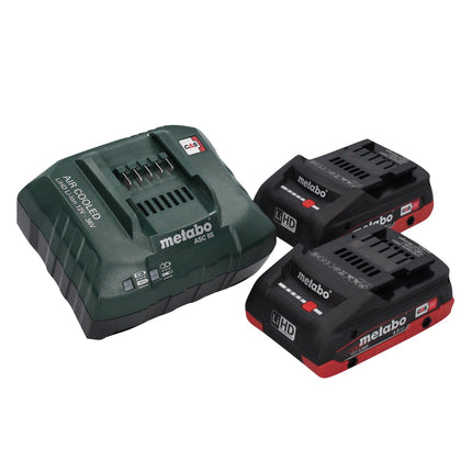 Metabo KH 18 LTX BL 24 Q martello combinato a batteria 18 V 2,2 J + 2x batteria 4,0 Ah + caricatore + metaBOX ( 601714800 )