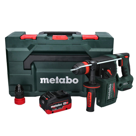 Metabo KH 18 LTX BL 24 Q Marteau perforateur burineur sans fil 18 V 2,2 J + 1x Batterie 5,5 Ah + metaBOX - ohne Ladegert