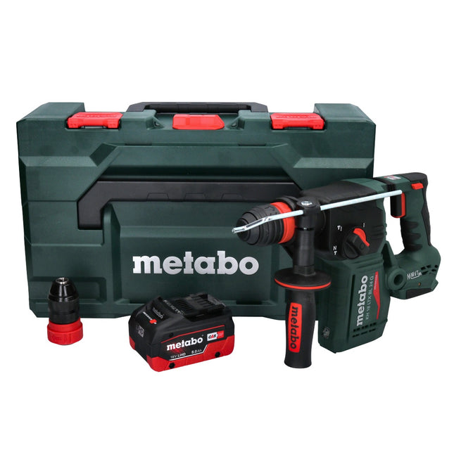 Metabo KH 18 LTX BL 24 Q Martello combinato a batteria 18 V 2,2 J + 1x batteria 8,0 Ah + metaBOX - senza caricatore