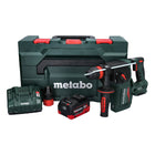 Metabo KH 18 LTX BL 24 Q Martello combinato a batteria 18 V 2,2 J + 1x batteria 8,0 Ah + caricatore + metaBOX