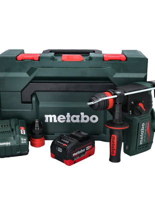 Metabo KH 18 LTX BL 24 Q martillo combinado a batería 18 V 2,2 J + 1x batería 8,0 Ah + cargador + metaBOX