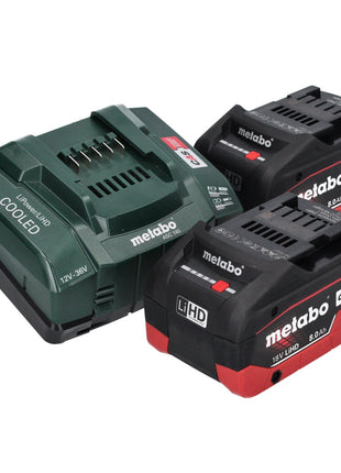 Metabo KH 18 LTX BL 24 Q Marteau perforateur burineur sans fil 18 V 2,2 J + 2x Batterie 8,0 Ah + Ladegert + metaBOX