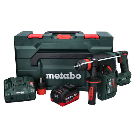 Metabo KH 18 LTX BL 24 Q martillo combinado a batería 18 V 2,2 J + 1x batería 10,0 Ah + cargador + metaBOX