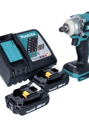 Makita DTW 285 RA clé à chocs sans fil 18 V 280 Nm 1/2" sans balai + 2x batteries 2,0 Ah + chargeur