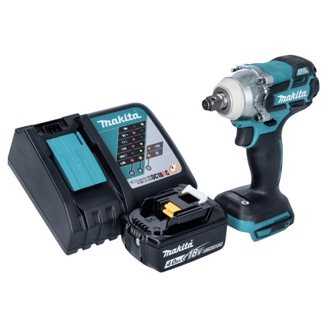 Makita DTW 285 RM1 Atornillador de impacto inalámbrico 18 V 280 Nm 1/2" sin escobillas + 1x batería 4,0 Ah + cargador