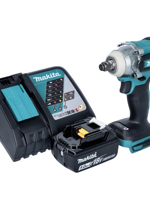 Makita DTW 285 RT1 Atornillador de impacto inalámbrico 18 V 280 Nm 1/2" sin escobillas + 1x batería 5,0 Ah + cargador