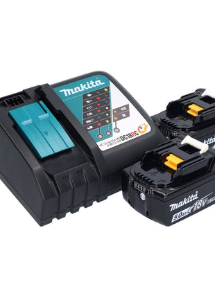 Makita DTW 285 RT Atornillador de impacto inalámbrico 18 V 280 Nm 1/2" sin escobillas + 2x baterías 5,0 Ah + cargador