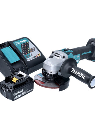 Makita DGA 513 RM1 Akku Winkelschleifer 18 V 125 mm Brushless + 1x Akku 4,0 Ah + Ladegerät