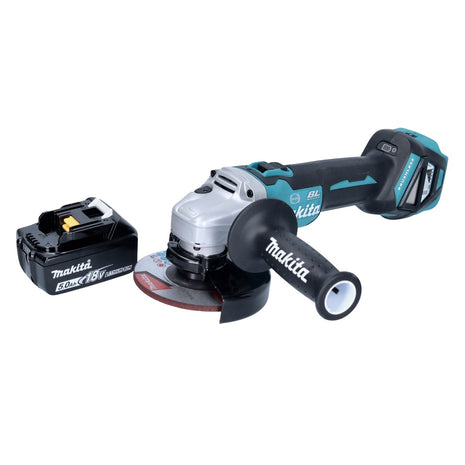 Makita DGA513T1 Meuleuse d’angle sans fil 125mm Brushless 18V + 1x Batterie 5,0Ah - sans chargeur