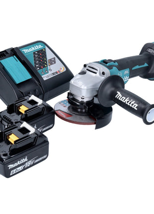 Makita DGA513RG Meuleuse d’angle sans fil 125mm Brushless 18V + 2x Batteries 6,0Ah + Chargeur