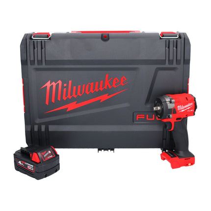 Milwaukee M18 FIW2F38-401X Avvitatore a impulsi a batteria 18 V 339 Nm 3/8 " brushless + 1x batteria 4,0 Ah + scatola HD - senza caricabatterie