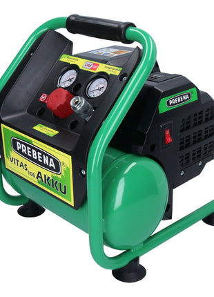 Prebena VITAS 100-AKKU Kompressor 18 V 5 l 8 bar CAS Brushless Solo - ohne Akku, ohne Ladegerät - Toolbrothers