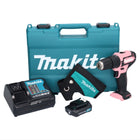 Taladro percutor inalámbrico Makita HP 333 DSAP 12 V 30 Nm rosa + 1x batería 2,0 Ah + cargador + funda + maletín