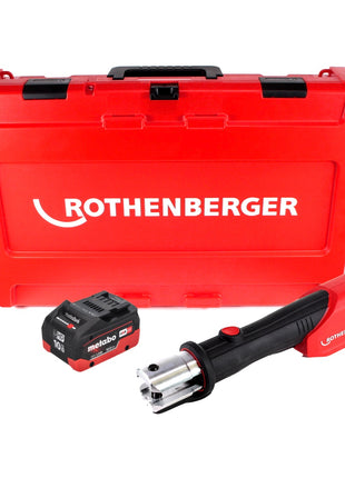 Rothenberger ROMAX 4000 CAS Akku Pressmaschine 18 V 3 kN + 1x Akku 10 Ah + Koffer - ohne Ladegerät