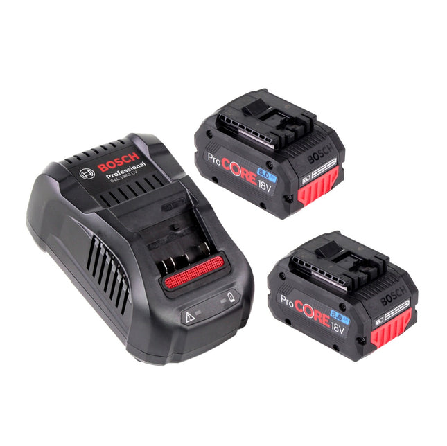 Set di avviamento Bosch con 2 batterie ProCORE 18 V 8,0 Ah Professional ( 1600A016GK ) e caricabatterie GAL 1880 CV