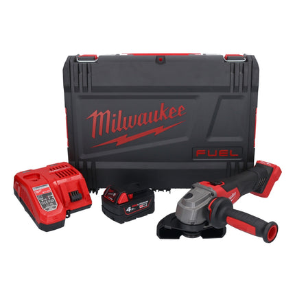 Milwaukee M18 FSAG125X-401X Akku Winkelschleifer 18 V 125 mm Brushless + 1x Akku 4,0 Ah + Ladegerät + HD Box