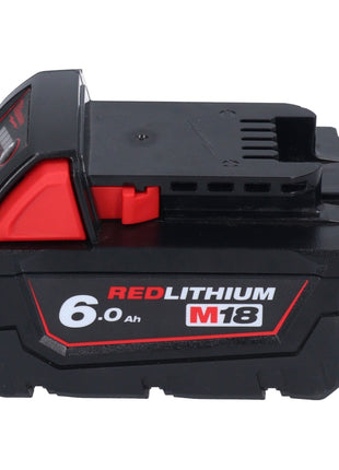 Meuleuse d'angle sur batterie Milwaukee M18 FSAG125X-601X 18 V 125 mm sans balais + 1x batterie 6,0 Ah + boîtier HD - sans chargeur