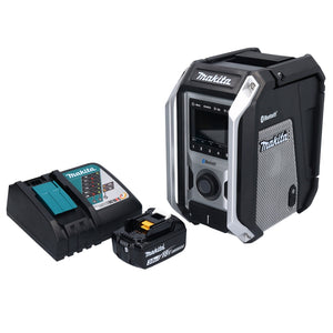 Makita DMR 114 RF1B Akku Radio 12 V - 18 V Bluetooth IP65 + 1x Akku 3,0 Ah + Ladegerät
