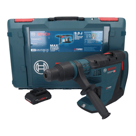 Bosch GBH 18V-40 C Professional Akku Bohrhammer 18 V 9,0 J SDS max BITURBO Brushless + 1x ProCORE Akku 4,0 Ah + XL-BOXX - ohne Ladegerät