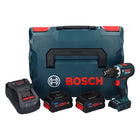 Bosch GSR 18V-90 C Trapano avvitatore professionale a batteria 18 V 64 Nm brushless + 2x batteria ricaricabile ProCORE 8,0 Ah + caricabatterie + L-Boxx