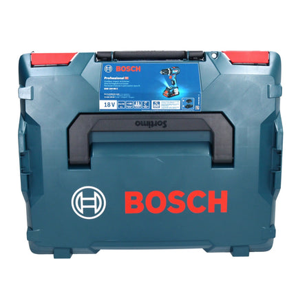 Bosch GSB 18V-90 C Trapano a percussione professionale a batteria 18 V 64 Nm senza spazzole + 2x batteria ricaricabile ProCORE 8,0 Ah + caricabatterie + L-Boxx