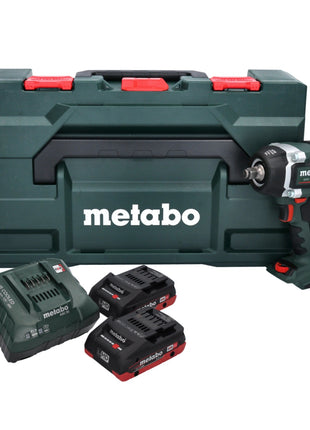 Metabo SSW 18 LTX 800 BL Visseuse à choc sans fil 18 V 800 Nm 1/2'' Brushless + 2x batterie 4,0 Ah + chargeur + metaBOX