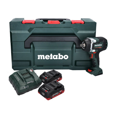 Avvitatore a impatto a batteria Metabo SSW 18 LTX 800 BL 18 V 800 Nm 1/2" Brushless + 2x batteria 4,0 Ah + caricabatteria + metaBOX